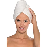 Sophie Bernard ZOE de Toallas de Mano de Pelo con de-Turbante- de baño de Turbante colección Baño y SPA. 100% Puro Rizo…